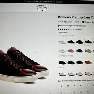 Women’s Thursday Boot Co. Brown Leather Shoes